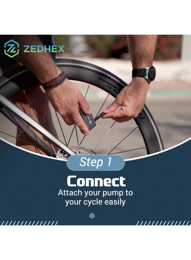 ZEDHEX Mini Electric Air Pump P120S - 1 Year Replacement Warranty - Image 4